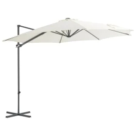 Cantilever umbrella with sand steel pole 300 cm by vidaXL, Umbrellas - Ref: Foro24-44628, Price: 101,62 €, Discount: %
