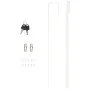 Mirror with jewelry box and LED lights for white wall by vidaXL, Mirrors - Ref: Foro24-353253, Price: 95,78 €, Discount: %
