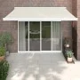 Retractable aluminum and cream fabric awning 3.5x2.5 m by vidaXL, Awnings - Ref: Foro24-3154577, Price: 530,44 €, Discount: %