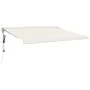 Toldo retráctil aluminio y tela color crema 3,5x2,5 m de vidaXL, Toldos - Ref: Foro24-3154577, Precio: 530,42 €, Descuento: %