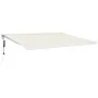 Retractable aluminum and cream fabric awning 4.5x3 m by vidaXL, Awnings - Ref: Foro24-3154579, Price: 748,80 €, Discount: %
