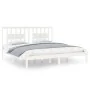 Weißer Massivholzbettrahmen Supe King 180x200 cm von vidaXL, Betten und Lattenroste - Ref: Foro24-3104079, Preis: 148,65 €, R...