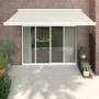 Toldo retráctil aluminio y tela color crema 3x2,5 m de vidaXL, Toldos - Ref: Foro24-3154576, Precio: 560,82 €, Descuento: %