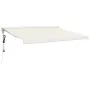 Toldo retráctil aluminio y tela color crema 3x2,5 m de vidaXL, Toldos - Ref: Foro24-3154576, Precio: 560,82 €, Descuento: %