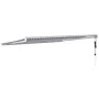 Toldo retráctil aluminio y tela azul y blanco 4x3 m de vidaXL, Toldos - Ref: Foro24-3154573, Precio: 918,93 €, Descuento: %