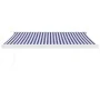 Toldo retráctil aluminio y tela azul y blanco 3,5x2,5 m by vidaXL, Awnings - Ref: Foro24-3154572, Price: 530,10 €, Discount: %