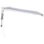 Toldo retráctil aluminio y tela azul y blanco 3,5x2,5 m by vidaXL, Awnings - Ref: Foro24-3154572, Price: 530,10 €, Discount: %