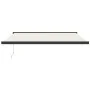 Einziehbare Markise aus Aluminium und cremefarbenem Stoff, 4,5 x 3 m von vidaXL, Markisen - Ref: Foro24-3154604, Preis: 714,7...
