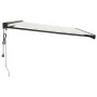 Einziehbare Markise aus Aluminium und cremefarbenem Stoff, 4,5 x 3 m von vidaXL, Markisen - Ref: Foro24-3154604, Preis: 714,7...