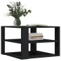 Black engineered wood coffee table 59.5x59.5x40 cm by vidaXL, Coffee table - Ref: Foro24-834246, Price: 38,43 €, Discount: %