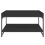 Couchtisch aus Holzwerkstoff und schwarzem Eisen, 80 x 80 x 45 cm von vidaXL, Couchtisch - Ref: Foro24-832813, Preis: 45,87 €...
