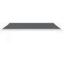 Retractable aluminum awning and anthracite gray fabric 4x3 m by vidaXL, Awnings - Ref: Foro24-3154588, Price: 950,79 €, Disco...