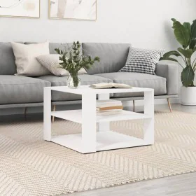 Weißer Couchtisch aus Ingenieurholz 59,5x59,5x40 cm von vidaXL, Couchtisch - Ref: Foro24-834245, Preis: 38,57 €, Rabatt: %
