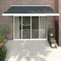 Toldo retráctil aluminio y tela gris antracita 3,5x2,5 m de vidaXL, Toldos - Ref: Foro24-3154587, Precio: 530,48 €, Descuento: %