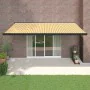 Toldo retráctil aluminio y tela amarillo y blanco 5x3 m de vidaXL, Toldos - Ref: Foro24-3154610, Precio: 781,66 €, Descuento: %
