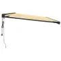 Toldo retráctil aluminio y tela amarillo y blanco 5x3 m de vidaXL, Toldos - Ref: Foro24-3154610, Precio: 781,66 €, Descuento: %