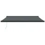Einziehbare Markise aus Aluminium und anthrazitgrauem Stoff 4,5 x 3 m von vidaXL, Markisen - Ref: Foro24-3154614, Preis: 700,...