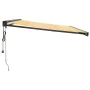 Aluminum and yellow and white fabric retractable awning 4x3 m by vidaXL, Awnings - Ref: Foro24-3154608, Price: 783,97 €, Disc...