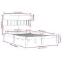 Estructura de cama de madera maciza blanca 140x200 cm de vidaXL, Camas y somieres - Ref: Foro24-3104739, Precio: 117,73 €, De...