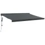 Retractable aluminum awning and anthracite gray fabric 3x2.5 m by vidaXL, Awnings - Ref: Foro24-3154611, Price: 547,83 €, Dis...