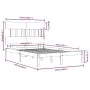 Weißer Massivholzbettrahmen 200x200 cm von vidaXL, Betten und Lattenroste - Ref: Foro24-3104759, Preis: 136,40 €, Rabatt: %