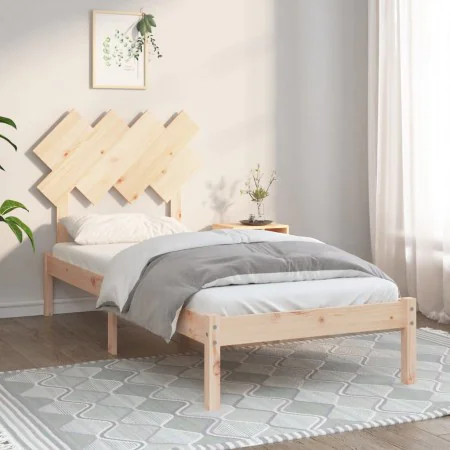 Estructura de cama madera maciza 90x200 cm de vidaXL, Camas y somieres - Ref: Foro24-3104853, Precio: 78,05 €, Descuento: %