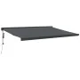 Einziehbare Markise aus Aluminium und anthrazitgrauem Stoff 4x3 m von vidaXL, Markisen - Ref: Foro24-3154613, Preis: 735,00 €...