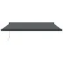 Einziehbare Markise aus Aluminium und anthrazitgrauem Stoff 4x3 m von vidaXL, Markisen - Ref: Foro24-3154613, Preis: 735,00 €...