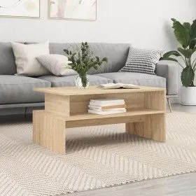 Sonoma oak engineered wood coffee table 90x55x42.5 cm by vidaXL, Coffee table - Ref: Foro24-834280, Price: 52,15 €, Discount: %