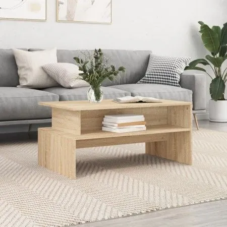 Sonoma oak engineered wood coffee table 90x55x42.5 cm by vidaXL, Coffee table - Ref: Foro24-834280, Price: 52,15 €, Discount: %