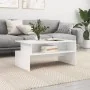 Glossy white engineered wood coffee table 90x55x42.5 cm by vidaXL, Coffee table - Ref: Foro24-834282, Price: 54,69 €, Discoun...