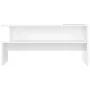 Glossy white engineered wood coffee table 90x55x42.5 cm by vidaXL, Coffee table - Ref: Foro24-834282, Price: 54,69 €, Discoun...