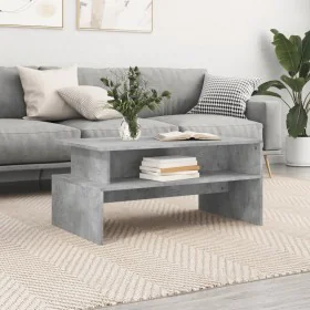 Concrete gray engineered wood coffee table 90x55x42.5 cm by vidaXL, Coffee table - Ref: Foro24-834281, Price: 61,53 €, Discou...