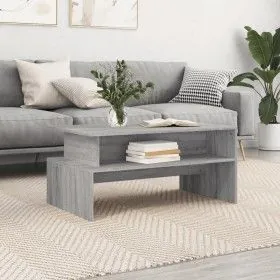 Sonoma-Couchtisch aus grauem Holzwerkstoff, 90 x 55 x 42,5 cm von vidaXL, Couchtisch - Ref: Foro24-834284, Preis: 50,22 €, Ra...