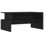 Schwarzer Ingenieurholz-Couchtisch 90x55x42,5 cm von vidaXL, Couchtisch - Ref: Foro24-834279, Preis: 50,48 €, Rabatt: %