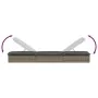 Tumbona 1 ud con cojín ratán sintético gris 201x55x62 cm de vidaXL, Tumbonas - Ref: Foro24-319631, Precio: 169,84 €, Descuent...