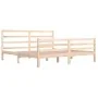 Solid pine wood bed frame 200x200 cm by vidaXL, Beds and slatted bases - Ref: Foro24-3105026, Price: 134,49 €, Discount: %