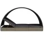 2-person sun lounger with round awning PE rattan gray 211x112x140 cm by vidaXL, Loungers - Ref: Foro24-319655, Price: 301,44 ...