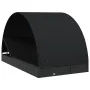 Tumbona 2 personas toldo redondo ratán PE negra 211x112x140 cm de vidaXL, Tumbonas - Ref: Foro24-319656, Precio: 302,35 €, De...