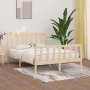 Bettgestell aus Massivholz 140x190 cm von vidaXL, Betten und Lattenroste - Ref: Foro24-3105205, Preis: 122,54 €, Rabatt: %