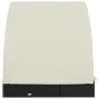 Tumbona 2 personas toldo redondo ratán PE negro 211x112x140 cm de vidaXL, Tumbonas - Ref: Foro24-319654, Precio: 290,39 €, De...