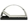 2-person sun lounger with round awning, black PE rattan, 211x112x140 cm by vidaXL, Loungers - Ref: Foro24-319654, Price: 290,...