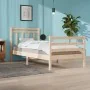 Estructura de cama madera maciza 90x200 cm de vidaXL, Camas y somieres - Ref: Foro24-3105300, Precio: 90,59 €, Descuento: %