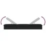 Lounger 1 pc with black synthetic rattan cushion 201x55x62 cm by vidaXL, Loungers - Ref: Foro24-319632, Price: 166,36 €, Disc...