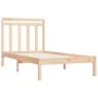 Bettgestell aus Massivholz 100x200 cm von vidaXL, Betten und Lattenroste - Ref: Foro24-3105240, Preis: 88,57 €, Rabatt: %