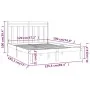 Estructura de cama madera maciza 120x190 cm de vidaXL, Camas y somieres - Ref: Foro24-3105220, Precio: 111,07 €, Descuento: %