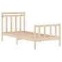 Solid wood bed frame 90x190 cm by vidaXL, Beds and slatted bases - Ref: Foro24-3105345, Price: 91,60 €, Discount: %