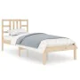 Bettgestell aus Massivholz 100x200 cm von vidaXL, Betten und Lattenroste - Ref: Foro24-3105395, Preis: 89,52 €, Rabatt: %