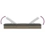 2 pcs sun loungers with gray synthetic rattan table by vidaXL, Loungers - Ref: Foro24-319635, Price: 320,26 €, Discount: %