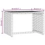 2 pcs sun loungers with gray synthetic rattan table by vidaXL, Loungers - Ref: Foro24-319635, Price: 320,26 €, Discount: %